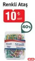 STUDİ RENKLİ ATAŞ 40'LI